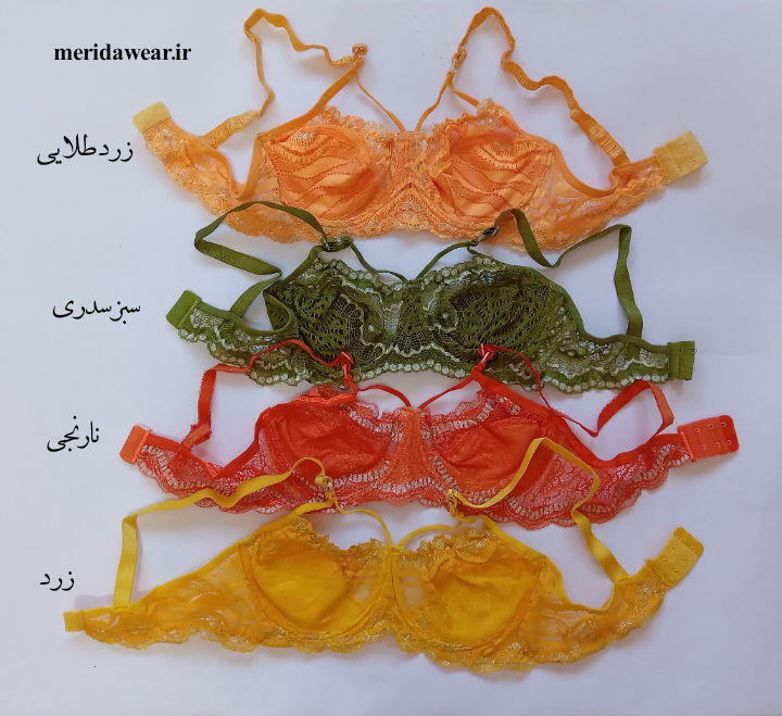 سوتین گیپور فنردار طرح گلدوزی