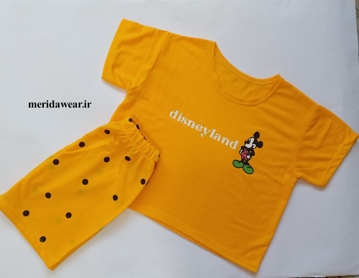 کراپ و شورتک طرح دیزنی کد ۳۱